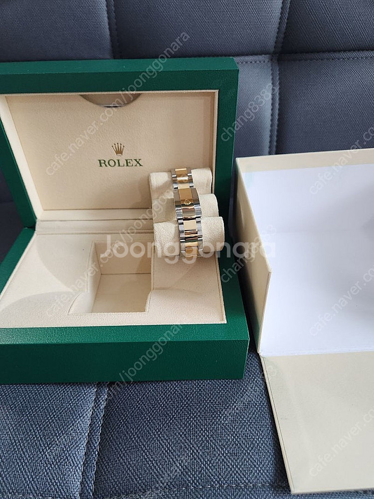 로렉스 와치 41mm 126333 데이저스트 옐골 콤비 검판 텐포인트 팝니다--1